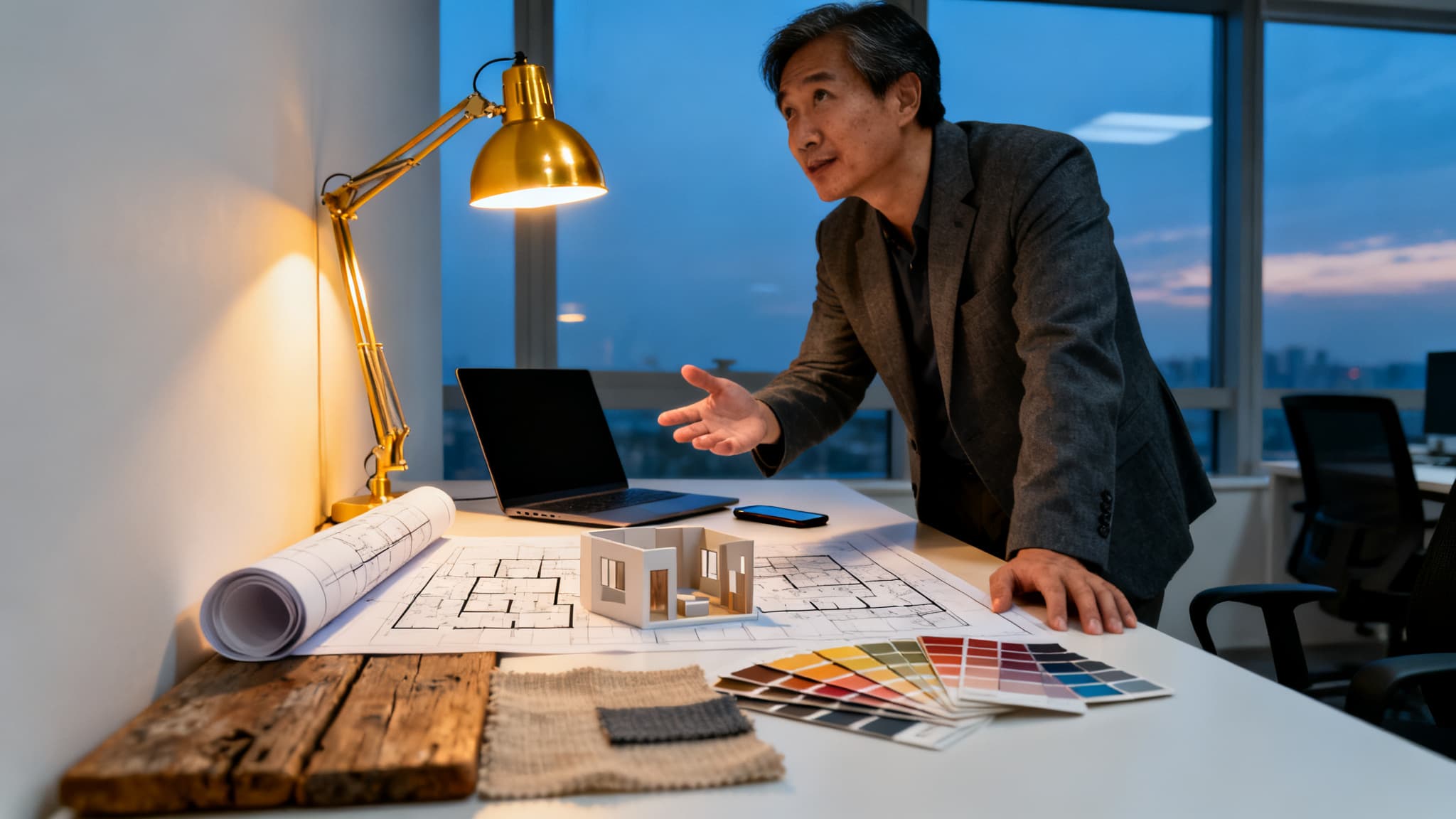Tablet showing a 3D room design, demonstrating how to plan a room refresh virtually.