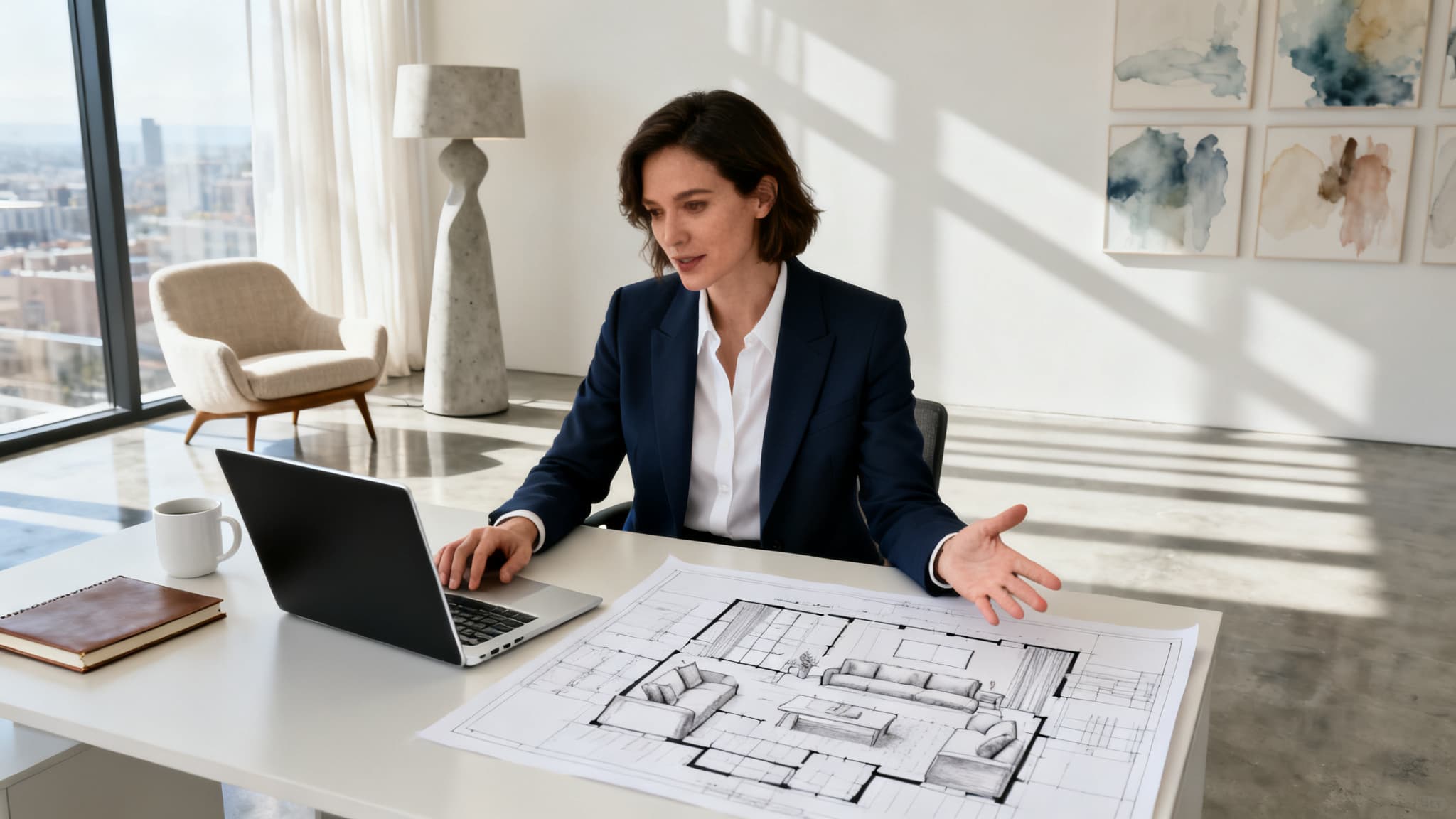 A person evaluating different digital options for how to choose an AI interior designer.